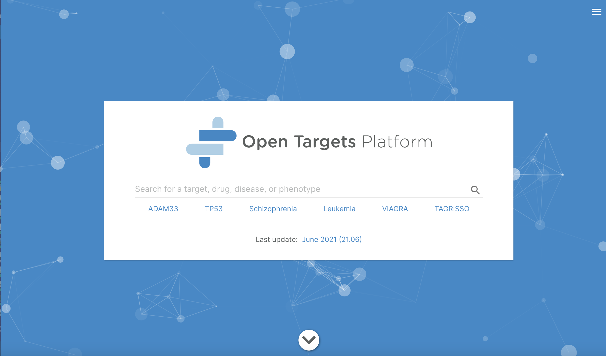 Open Targets site image