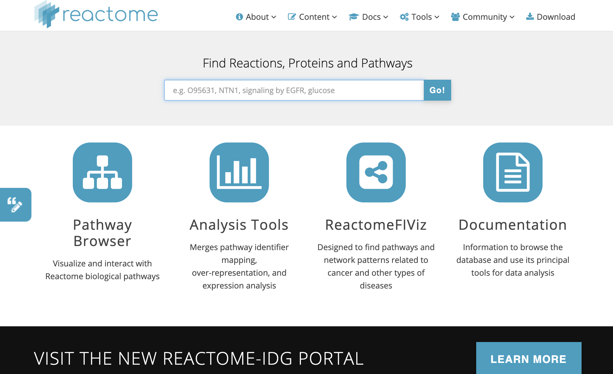 Reactome site image