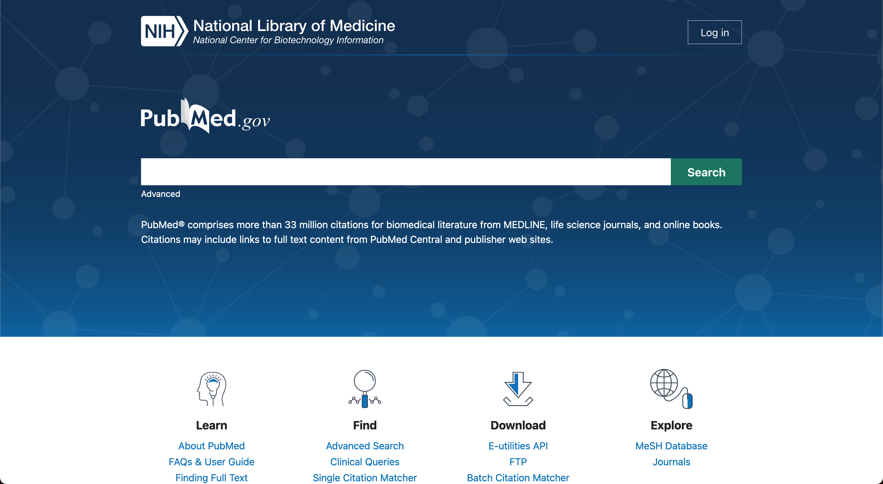 PubMed site image